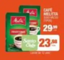 Santo Supermercados Café melitta tradicional oferta