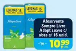 Safra Supermercados Absorvente sempre livre adapt suave c/ abas oferta