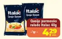 Safra Supermercados Queijo parmesão ralado italac oferta
