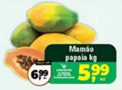 Safra Supermercados Mamão papaia kg oferta