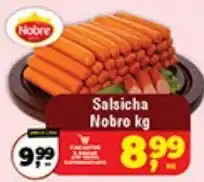 Safra Supermercados Salsicha Nobro kg oferta