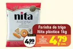Safra Supermercados Farinha de trigo Nita plástica oferta