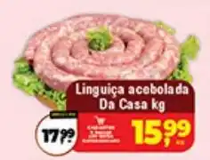 Safra Supermercados Linguiça acebolada da casa oferta