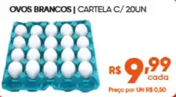 Pais e Filhos Supermercados ovos brancos oferta