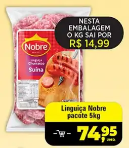 Safra Supermercados Linguiça nobre oferta
