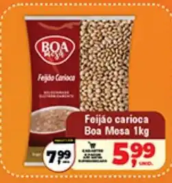 Safra Supermercados Feijão carioca boa mesa oferta