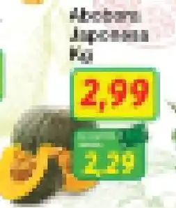 Chama Supermercados Abóbora japonesa oferta