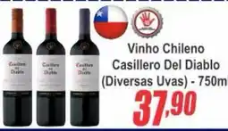 Serrano Supermercado Vinho chileno casillero del diablo (diversas uvas) oferta