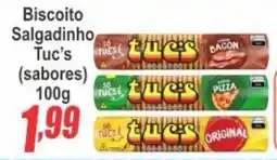 Serrano Supermercado Biscoito Salgadinho Tuc's (sabores) oferta