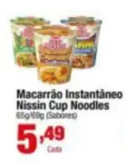 Santo Supermercados Macarrão Instantâneo Nissin Cup Noodles oferta