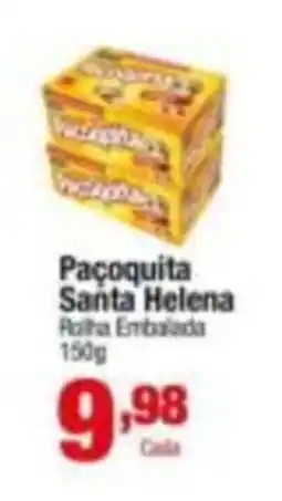 Santo Supermercados Paçoquita Santa Helena oferta