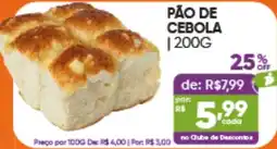 Pais e Filhos Supermercados pão de cebola oferta