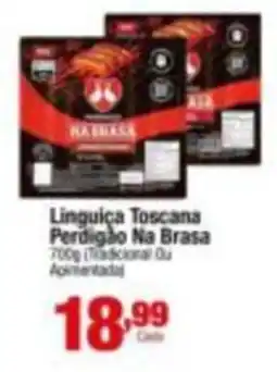Santo Supermercados Linguica Toscana Perdigao Na Brasa oferta