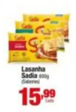 Santo Supermercados Lasanha Sadia oferta