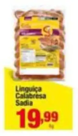 Santo Supermercados Linguiça Calabresa Sadia oferta