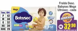 Serrano Supermercado Fralda desc. babysec mega ultrasec oferta