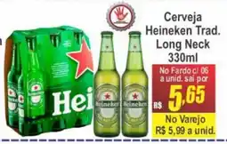 Serrano Supermercado Cerveja Heineken Trad. Long Neck oferta