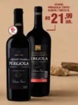 Supermercados Alvorada Vinho pergola tinto oferta