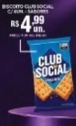 Supermercados Alvorada Biscoito club social oferta