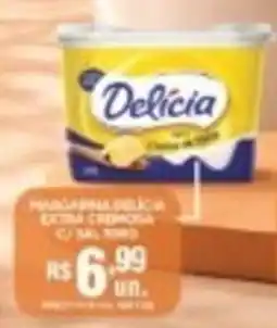 Supermercados Alvorada Margarina delicia extra cremosa c/ sal oferta