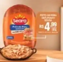 Supermercados Alvorada Peto de peru desfiado seara oferta