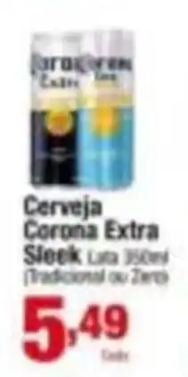 Santo Supermercados Cerveja Corona Extra Sleek oferta