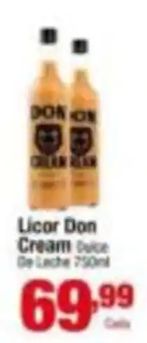 Santo Supermercados Licor Don Cream Dulce De Leche oferta