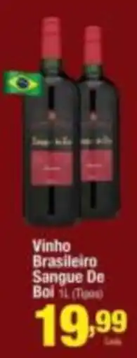 Santo Supermercados Vinho Brasileiro Sangue De Boi oferta