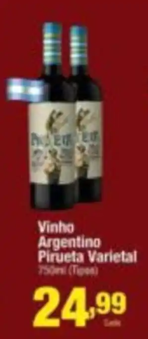 Vinho Argentino Pirueta Varietal