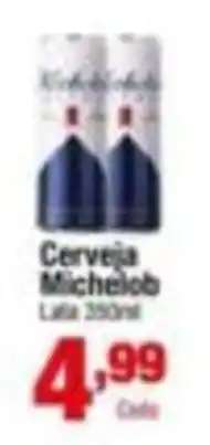 Santo Supermercados Cerveja Michelob oferta