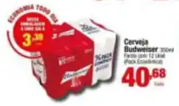 Santo Supermercados Cerveja Budweiser oferta