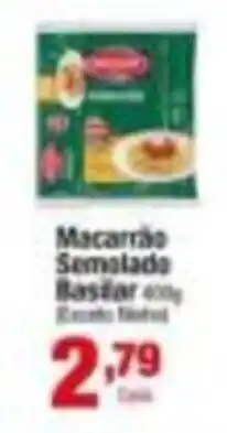 Santo Supermercados Macarrão Sem Salado Basílico oferta