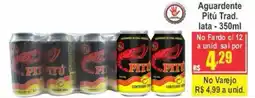 Serrano Supermercado Aguardente Pitú Trad. oferta