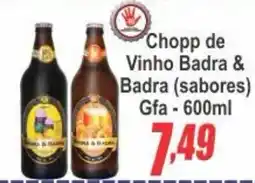 Serrano Supermercado Chopp de Vinho Badra & Badra (sabores) oferta