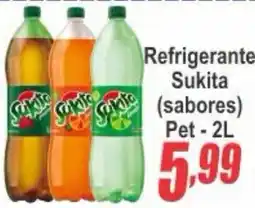 Serrano Supermercado Refrigerante Sukita (sabores) oferta