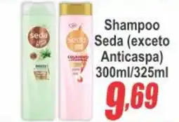 Serrano Supermercado Shampoo Seda (exceto Anticaspa) oferta