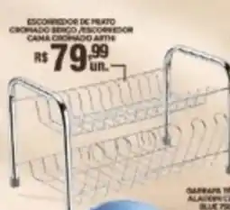 Supermercados Alvorada escorredor de prato cromado branco / escorredor cama cromado branco oferta