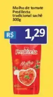 Molho de tomate predilecta tradicional sachê