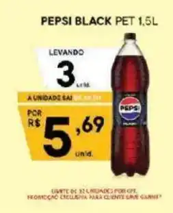 Supermercados Savegnago Pepsi black pet oferta