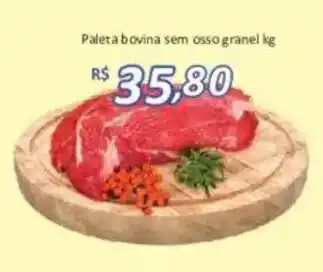 Paleta bovina sem osso granel kg