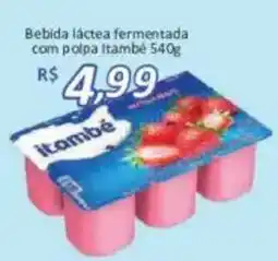 Supermercados Savegnago Bebida láctea fermentada com polpa itambé oferta