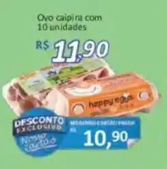 Supermercados Savegnago Ovo caipira oferta