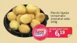 Supermercados Savegnago Pão de Queijo temperado artesanal oferta