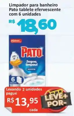 Supermercados Savegnago Limpador para banheiro Pato tablete efervescente oferta