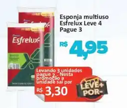 Supermercados Savegnago Esponja multiuso Esfrelux Leve 4 oferta