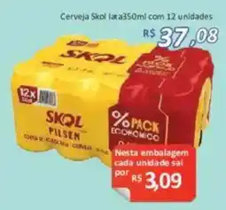 Supermercados Savegnago Cerveja skol oferta