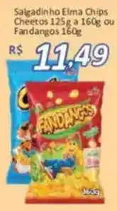 Supermercados Savegnago Salgadinho Elma Chips Cheetos 125g a 160g ou Fandangos 160g oferta