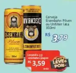 Supermercados Savegnago Cerveja eisenbahn pilsen ou unfiltered oferta