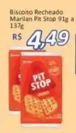 Supermercados Savegnago Biscoito recheado marilan pit stop oferta