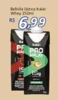 Supermercados Savegnago Bebida láctea italac whey oferta